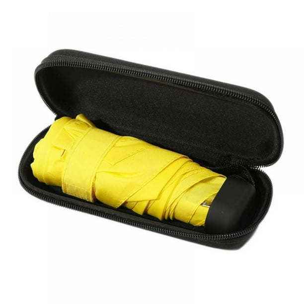 Small Mini Umbrella with Case Light Compact Design Perfect for Travel Lightweight Portable Parasol Outdoor Sun/&Rain Umbrellas